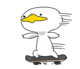 Duck mock sticker #7895151