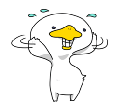 Duck mock sticker #7895154