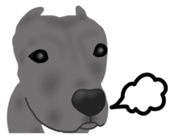 Dog "ESU" 4th ver. <gray> sticker #7895513