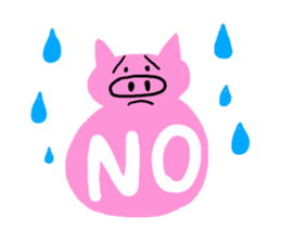 I am a pig!!! 2 sticker #7895618