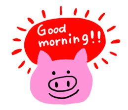 I am a pig!!! 2 sticker #7895622