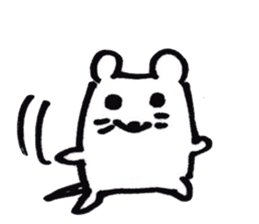 cheeky rat sticker #7895663