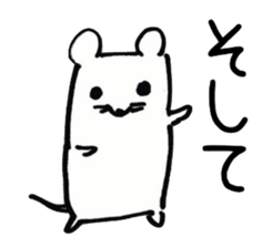 cheeky rat sticker #7895680