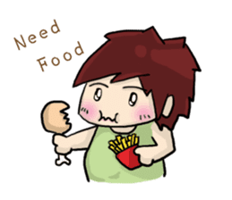 Cute Hui's daily life sticker #7895817