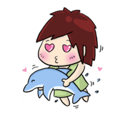 Cute Hui's daily life sticker #7895825