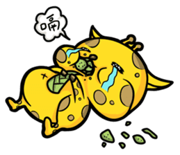 Pet apartment-scheming Tiger&Fat Giraffe sticker #7896018