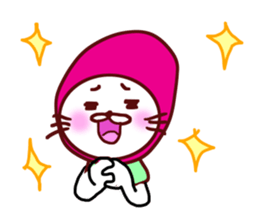 Little Red Strawberry Riding Hood Cat sticker #7896121