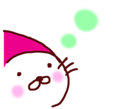 Little Red Strawberry Riding Hood Cat sticker #7896128