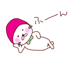 Little Red Strawberry Riding Hood Cat sticker #7896140