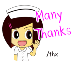 Kwanjai the Ward Nurse V.2 (ENG Version) sticker #7897510