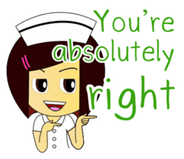 Kwanjai the Ward Nurse V.2 (ENG Version) sticker #7897515
