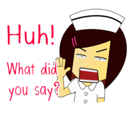 Kwanjai the Ward Nurse V.2 (ENG Version) sticker #7897525