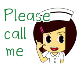 Kwanjai the Ward Nurse V.2 (ENG Version) sticker #7897542