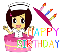 Kwanjai the Ward Nurse V.2 (ENG Version) sticker #7897545