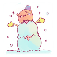 Pretty girl and Sea creatures sticker #7897687