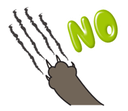 Siamese Cat mischievous fun by Kanomko sticker #7897933