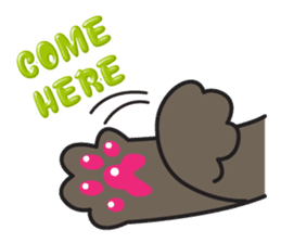 Siamese Cat mischievous fun by Kanomko sticker #7897934