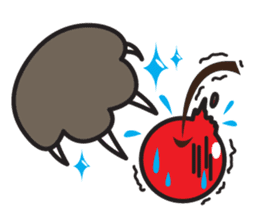 Siamese Cat mischievous fun by Kanomko sticker #7897935