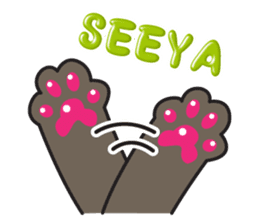 Siamese Cat mischievous fun by Kanomko sticker #7897947