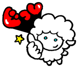 New Year sticker of the lamb Revision sticker #7898046