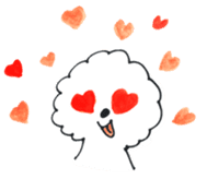 Bichon Frise fluffy dogs sticker #7898518