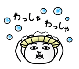 Daily life of white bear 4 sticker #7898603