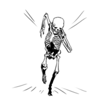 just bones4 sticker #7898833