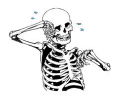 just bones4 sticker #7898845