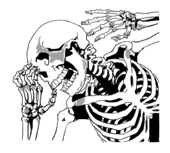 just bones4 sticker #7898851