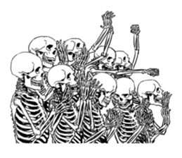 just bones4 sticker #7898855