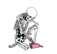 just bones4 sticker #7898857