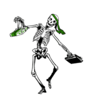 just bones4 sticker #7898859