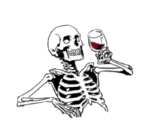 just bones4 sticker #7898861