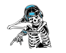 just bones4 sticker #7898862