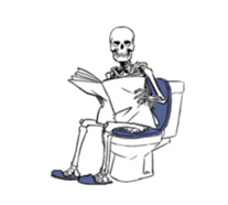 just bones4 sticker #7898863