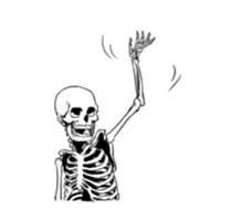 just bones4 sticker #7898867