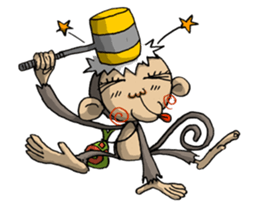 ELEGANT KIIMO Monkey sticker #7898871