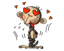 ELEGANT KIIMO Monkey sticker #7898874