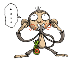ELEGANT KIIMO Monkey sticker #7898881