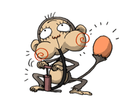 ELEGANT KIIMO Monkey sticker #7898883