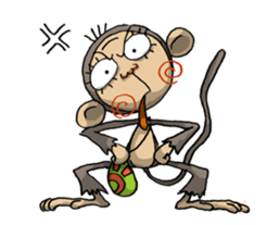 ELEGANT KIIMO Monkey sticker #7898886