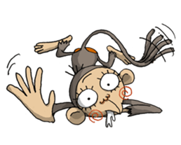 ELEGANT KIIMO Monkey sticker #7898892