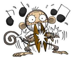 ELEGANT KIIMO Monkey sticker #7898893