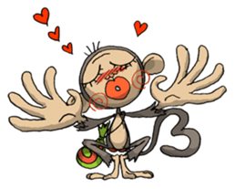 ELEGANT KIIMO Monkey sticker #7898894