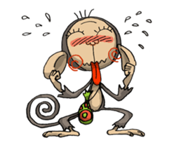 ELEGANT KIIMO Monkey sticker #7898895