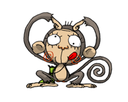 ELEGANT KIIMO Monkey sticker #7898900