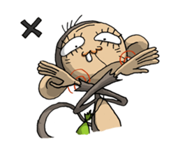ELEGANT KIIMO Monkey sticker #7898905