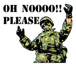 Combat soldier Ver.English sticker #7899431