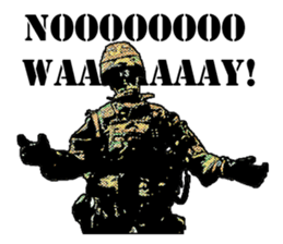 Combat soldier Ver.English sticker #7899432