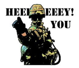 Combat soldier Ver.English sticker #7899435